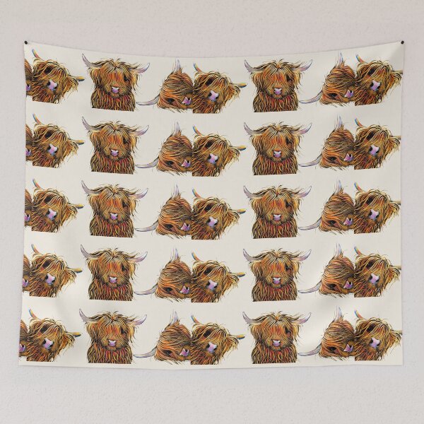 Item preview, HiGHLaND CoW PRiNT SCoTTiSH ' THe SCoTTieS ' BY SHiRLeY MacARTHuR designed and sold by Shirley MacArthur Art.