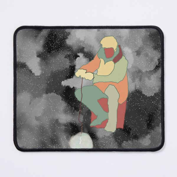 Item preview, Man Fishing in Space designed and sold by CLEARART7.
