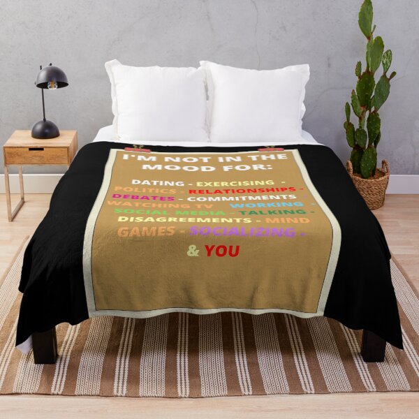 Item preview, I'm Not In The Mood For: designed and sold by signshirtz.