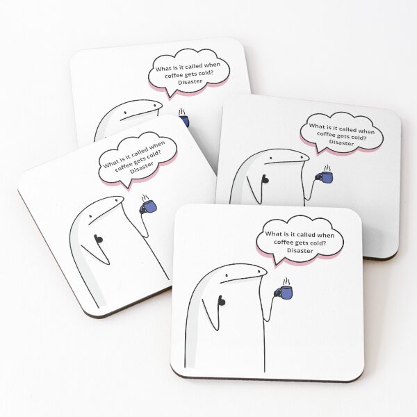 Item preview, Flork Meme: Cold Coffee Disaster - Hilarious Coffee Humor designed and sold by StyleFused.