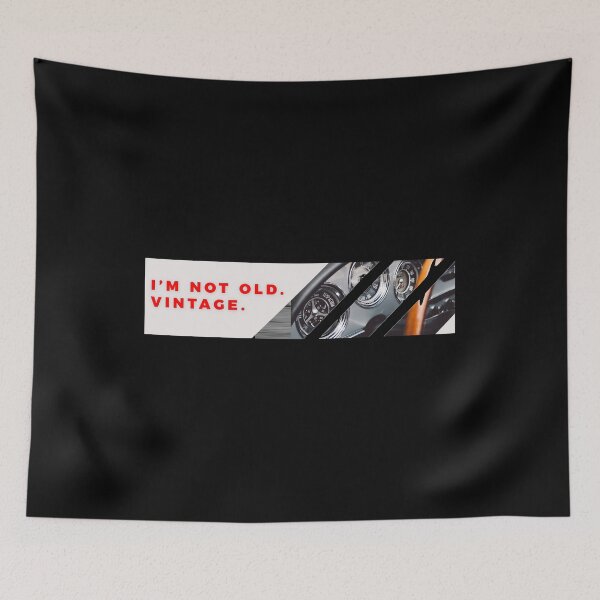 Item preview, Im Not Old Vintage Distressed Not Old Vintage print designed and sold by farhanhafeez.
