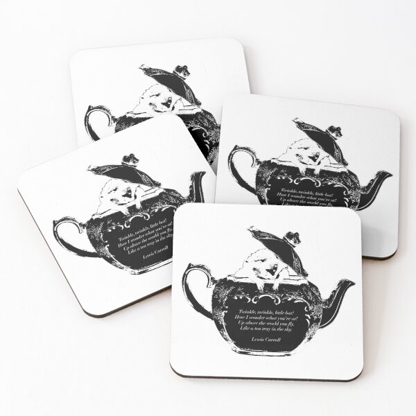 Item preview, Twinkle, twinkle little bat! Dormouse in a Teapot Alice in Wonderland designed and sold by rossartstudio.