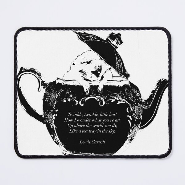 Item preview, Twinkle, twinkle little bat! Dormouse in a Teapot Alice in Wonderland designed and sold by rossartstudio.