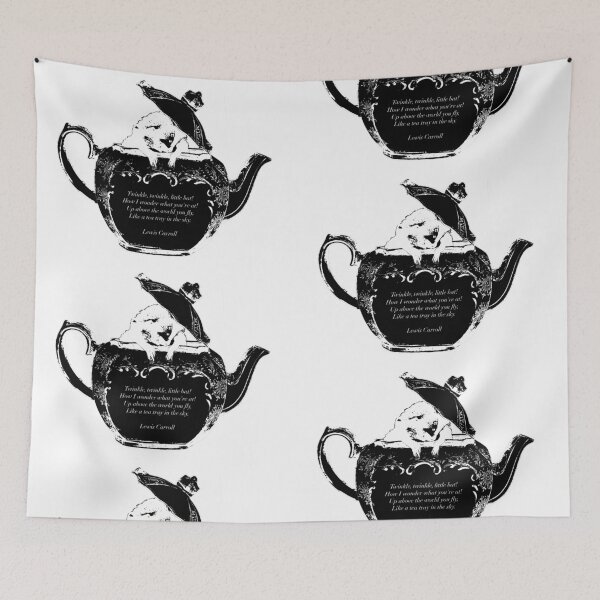 Item preview, Twinkle, twinkle little bat! Dormouse in a Teapot Alice in Wonderland designed and sold by rossartstudio.