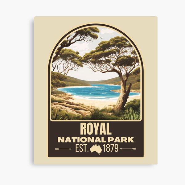 Item preview, Royal National Park  designed and sold by retrotravelart.