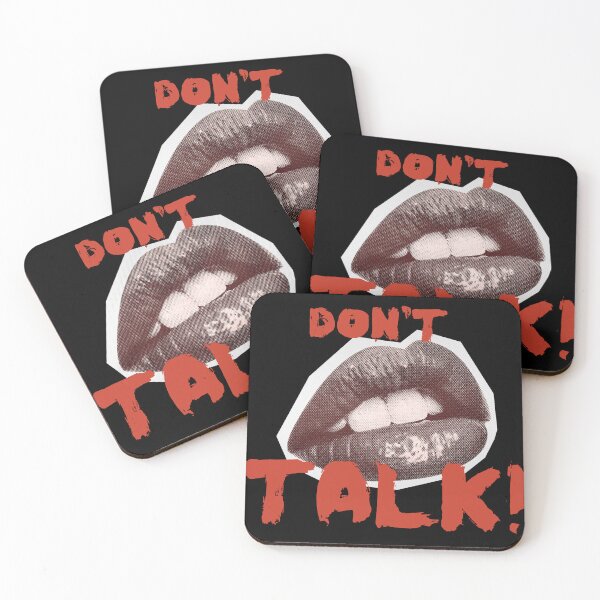 Item preview, Don't Talk Mouth | Originality | Inspiring | One-of-a-Kind Design designed and sold by LuxWallDigital.