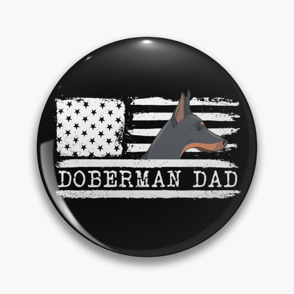 Item preview, Doberman Dad American Flag Patriotic Men's Doberman Gear designed and sold by DynamicDesign.