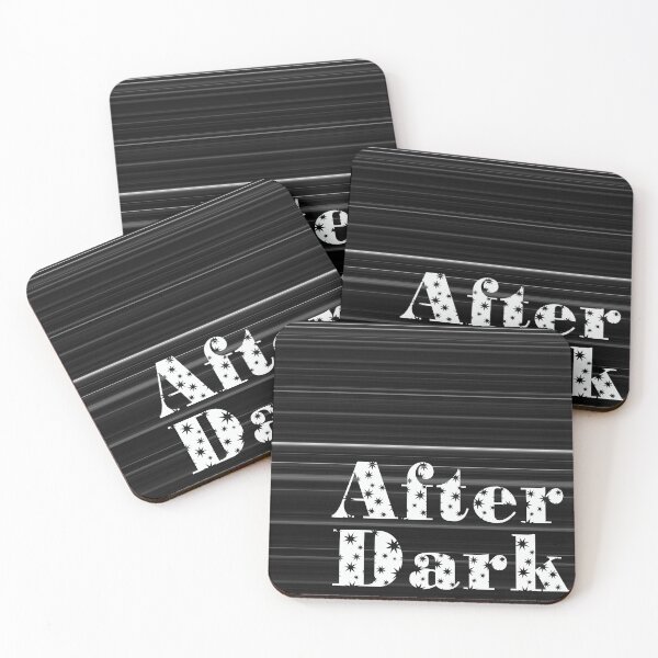 Item preview, Black Stripe After Dark Text Stars Vertical designed and sold by eddiebarronshop.