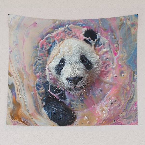 Item preview, Panda Art Illustration designed and sold by nomiraclehere.