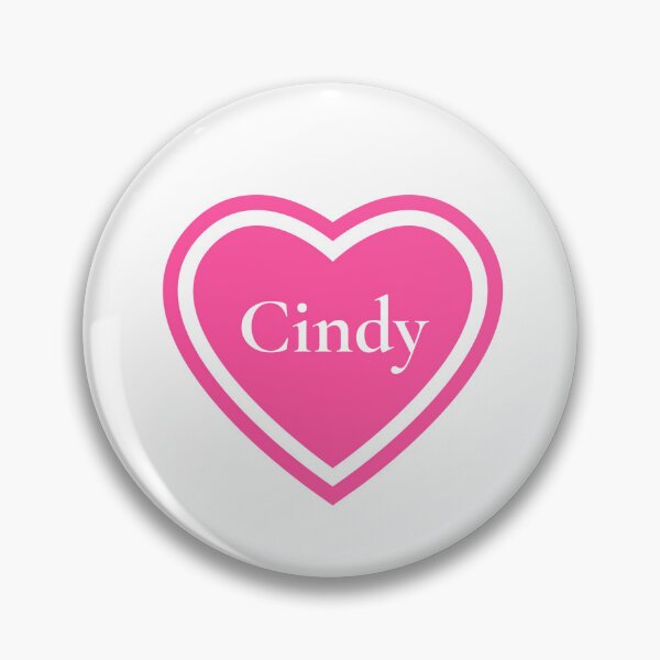Item preview, Cindy Name Girl Pink designed and sold by Monika Howarth.