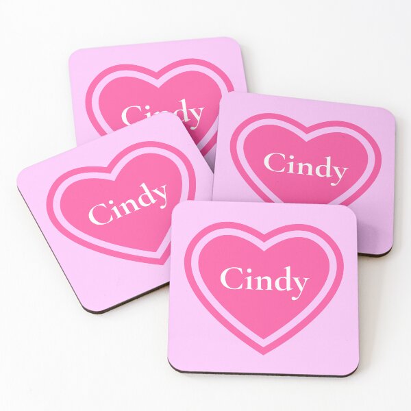Item preview, Cindy Name Girl Pink designed and sold by Monika Howarth.