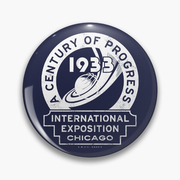 Item preview, 1933 1934 Chicago World's Fair - 1933 A Century of Progress Badge designed and sold by deadmansupplyco.