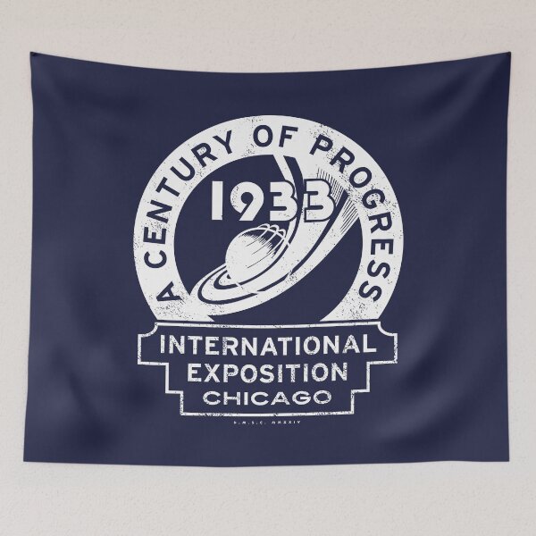 Item preview, 1933 1934 Chicago World's Fair - 1933 A Century of Progress Badge designed and sold by deadmansupplyco.