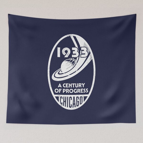 Item preview, 1933 1934 Chicago World's Fair - 1933 A Century of Progress Oval designed and sold by deadmansupplyco.