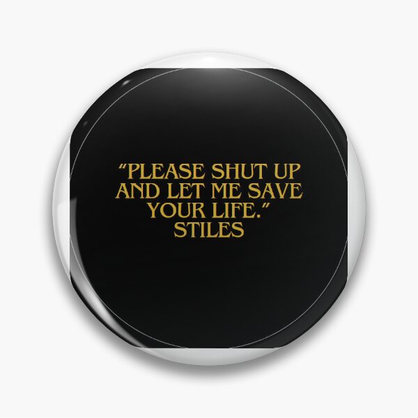 Item preview, teen wolf quote designed and sold by julieBarmens.