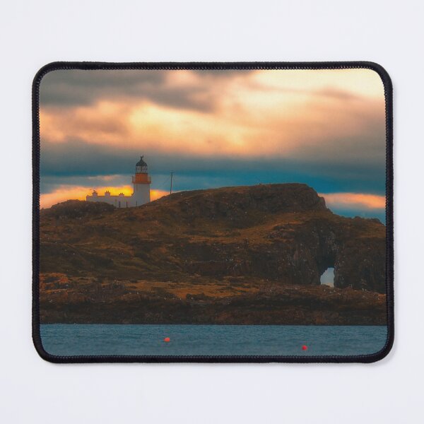 Item preview, Evening Light on Fidra Lighthouse designed and sold by ElderIslesPress.