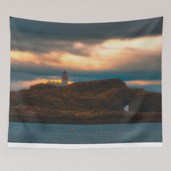Item preview, Evening Light on Fidra Lighthouse designed and sold by ElderIslesPress.