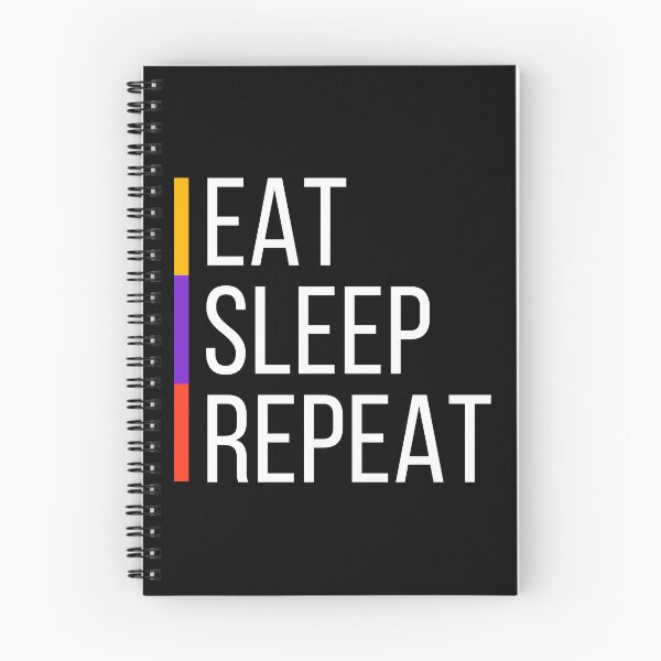 Item preview, Eat Sleep Repeat | Originality | Inspiring | One-of-a-Kind Design designed and sold by LuxWallDigital.