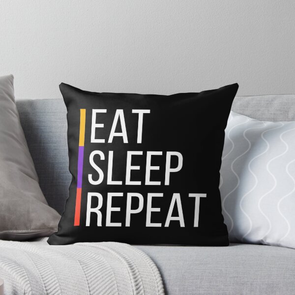 Item preview, Eat Sleep Repeat | Originality | Inspiring | One-of-a-Kind Design designed and sold by LuxWallDigital.