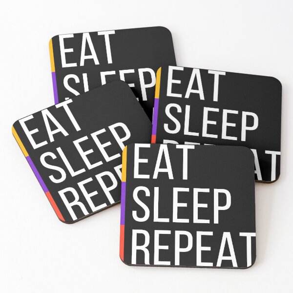 Item preview, Eat Sleep Repeat | Originality | Inspiring | One-of-a-Kind Design designed and sold by LuxWallDigital.