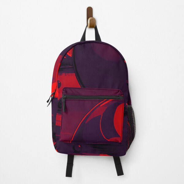 Item preview, Elegant Depths: Dark Red and Navy Bubbles designed and sold by GrizzlyCollective.