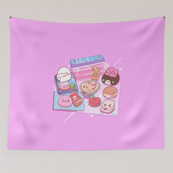 Item preview, comida japonesa de dibujos animados kawaii 2024 designed and sold by cloudzer0000.