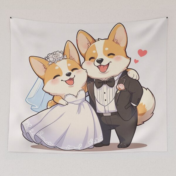 Item preview, Lovely Doggie Couple designed and sold by CSidea.