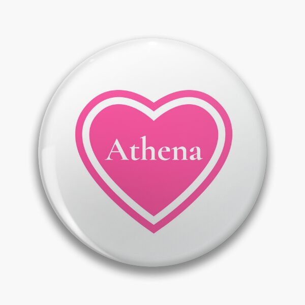 Artikelvorschau, Athena Name Mädchen Rosa entworfen und verkauft von Monika Howarth.