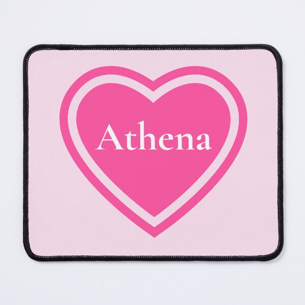 Item preview, Athena Name Girl Pink designed and sold by Monika Howarth.
