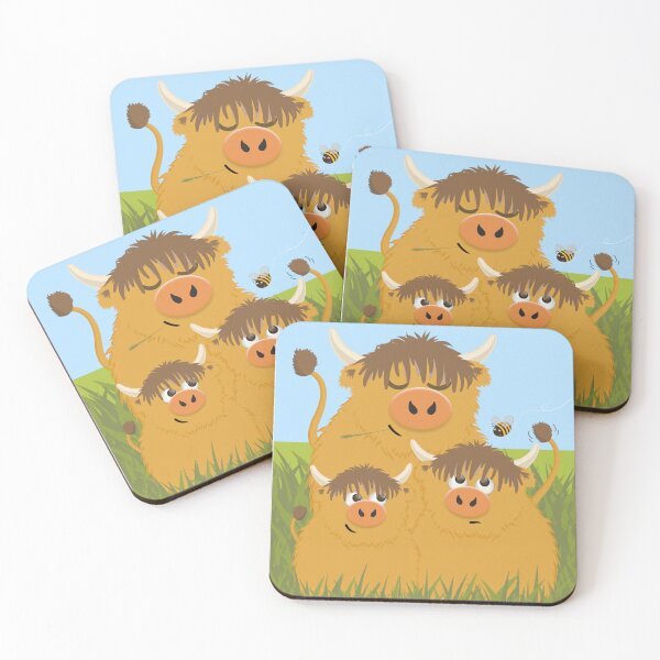 Item preview, Herd It's Your Birthday- Highland Cows designed and sold by jobee75.