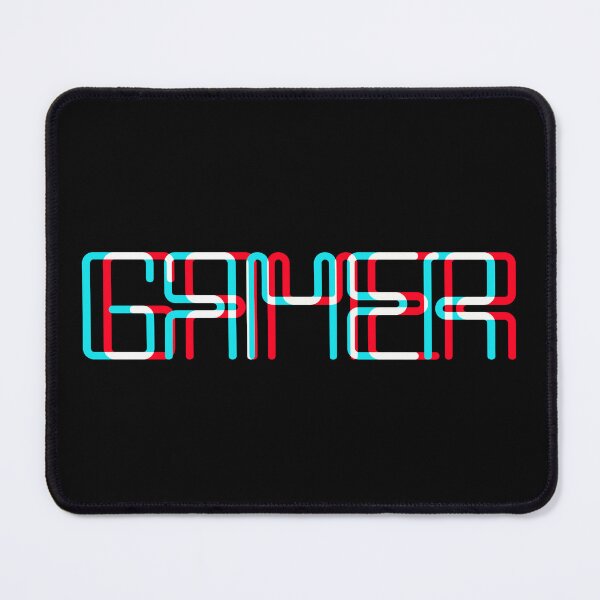 Item preview, Gamer print with Gamer written in glitch retro style designed and sold by farhanhafeez.