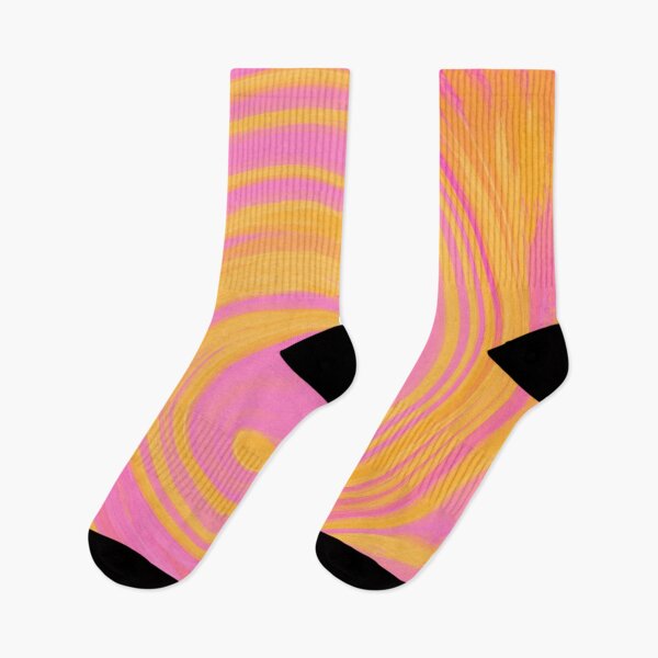 Item preview, Retro pink summer trendy 60s retro pastel liquid swirl pattern designed and sold by Quacktails.