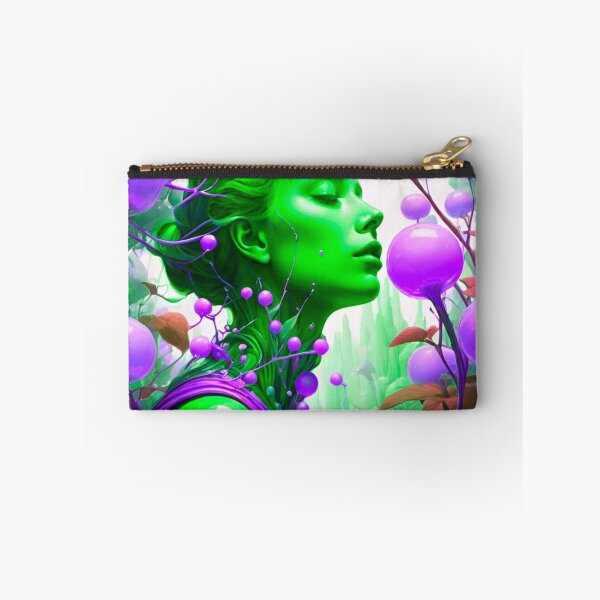 Item preview, Mystic Wonderland: Green and Purple Woman on Alien Planet designed and sold by GrizzlyCollective.