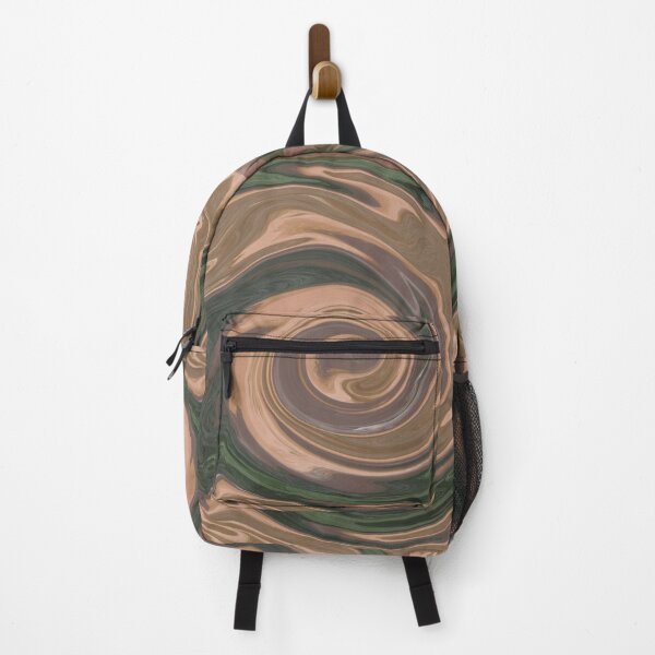 Item preview, Forest beige abstract aesthetic liquid swirl pattern designed and sold by Quacktails.