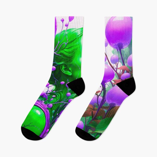 Item preview, Mystic Wonderland: Green and Purple Woman on Alien Planet designed and sold by GrizzlyCollective.