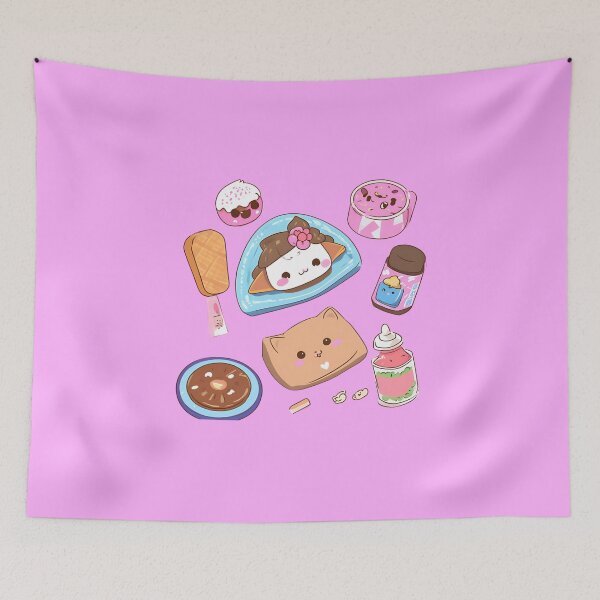 Item preview, Comida japonesa Kawaii Mochi Madness designed and sold by cloudzer0000.