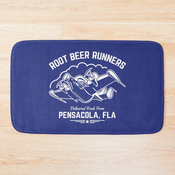 Item preview, Root Beer Runners (White on Blue Design) designed and sold by Justin Ellis.