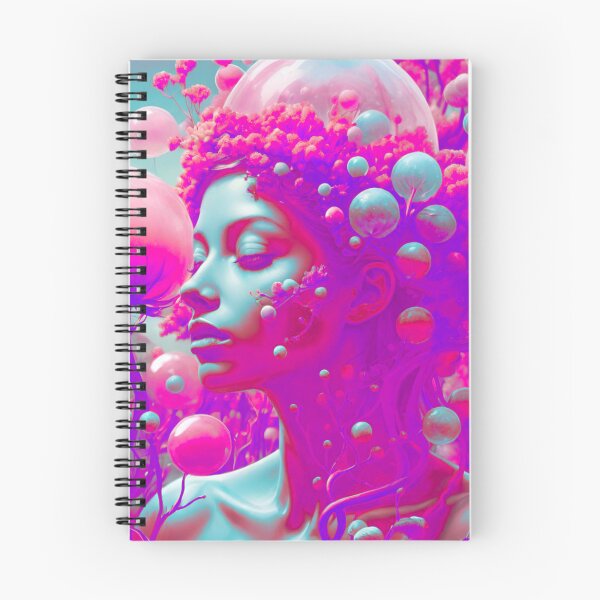 Item preview, Galactic Enigma: Pink and Purple Extraterrestrial Woman designed and sold by GrizzlyCollective.