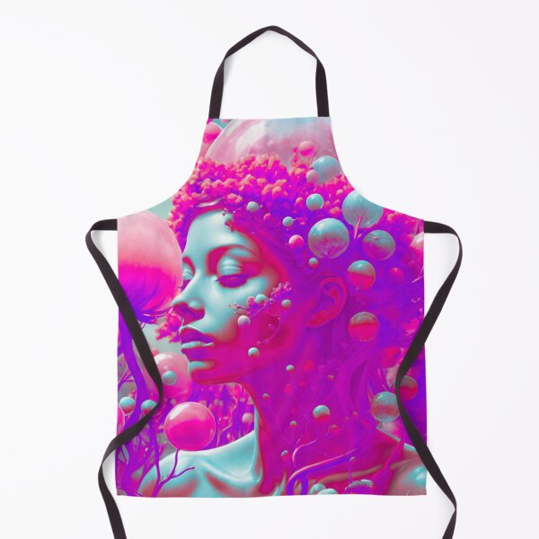 Item preview, Galactic Enigma: Pink and Purple Extraterrestrial Woman designed and sold by GrizzlyCollective.