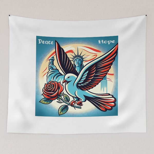 Item preview,  Peace Dove with Rose: A Symbol of Love, Peace, and Hope designed and sold by 0penvimark.