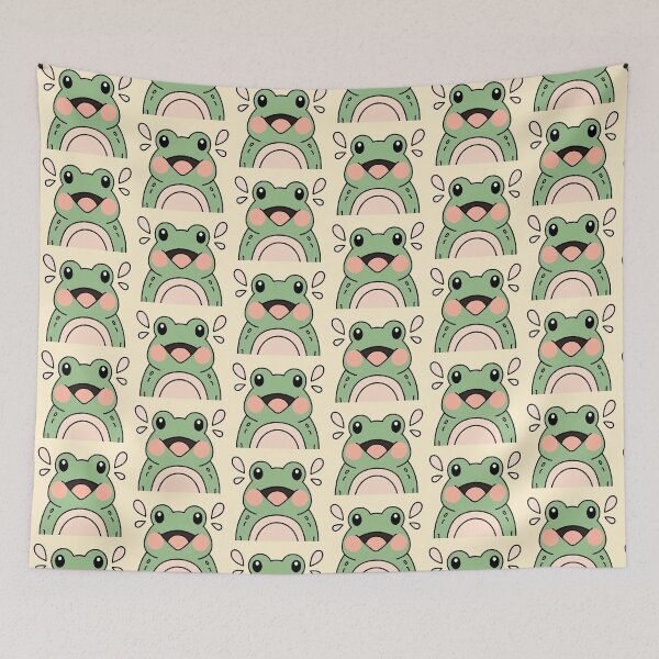 Item preview, Screaming Froggy , Green aesthetic, Happy face designed and sold by CaseMarket.