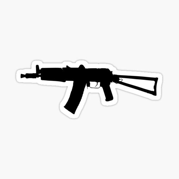 AK-74U Silhouette Sticker