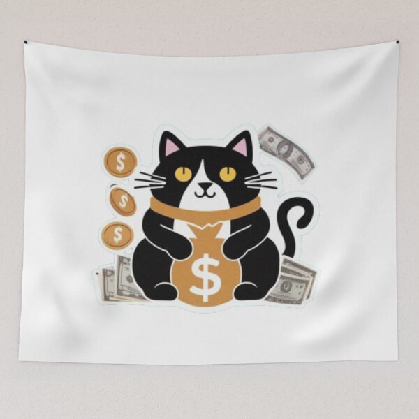 Item preview, Cat that gives Luck and Money #1 designed and sold by Kinyah88.