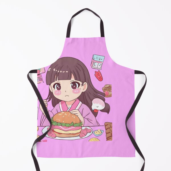 Item preview, girl eating kawaii food designed and sold by cloudzer0000.