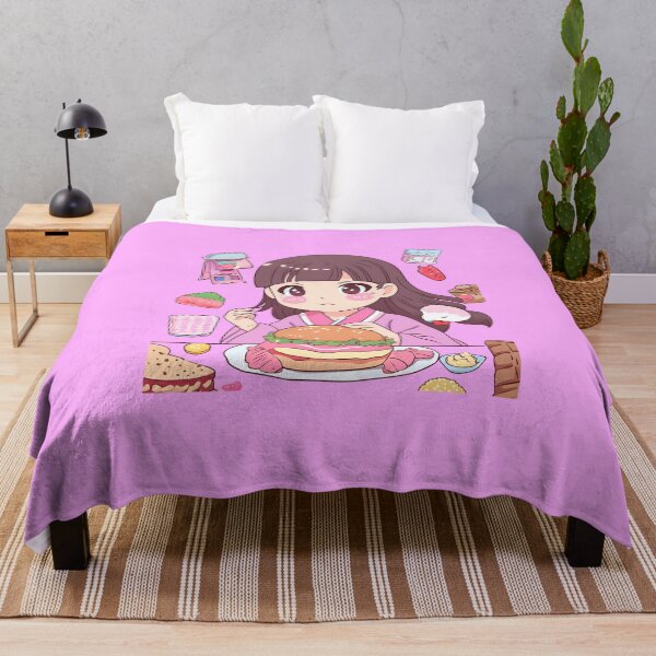Item preview, niña comiendo comida kawaii designed and sold by cloudzer0000.