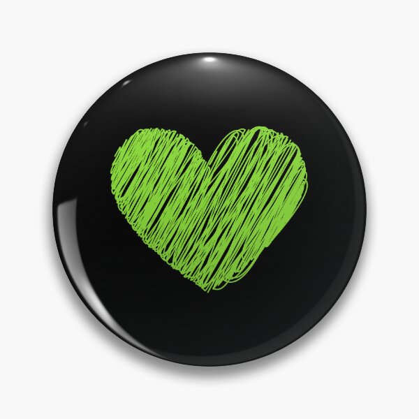 Item preview, Brat green Heart designed and sold by ArtistMart.
