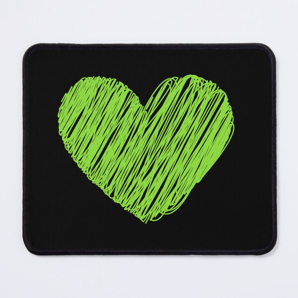 Item preview, Brat green Heart designed and sold by ArtistMart.