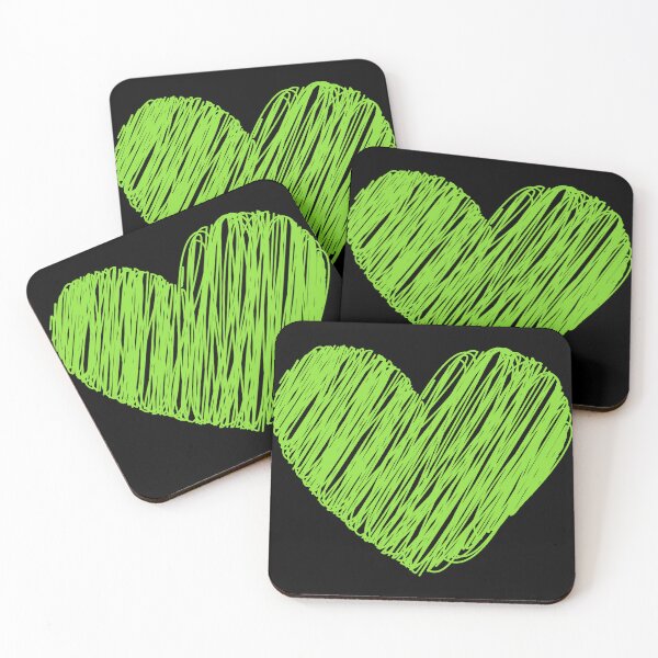 Item preview, Brat green Heart designed and sold by ArtistMart.