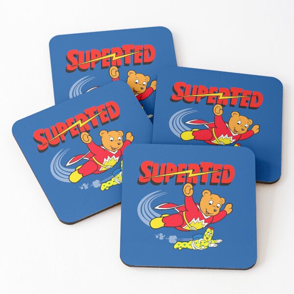 Item preview, Superted and Spottyman - Distressed Look Print designed and sold by FunnehGacha.