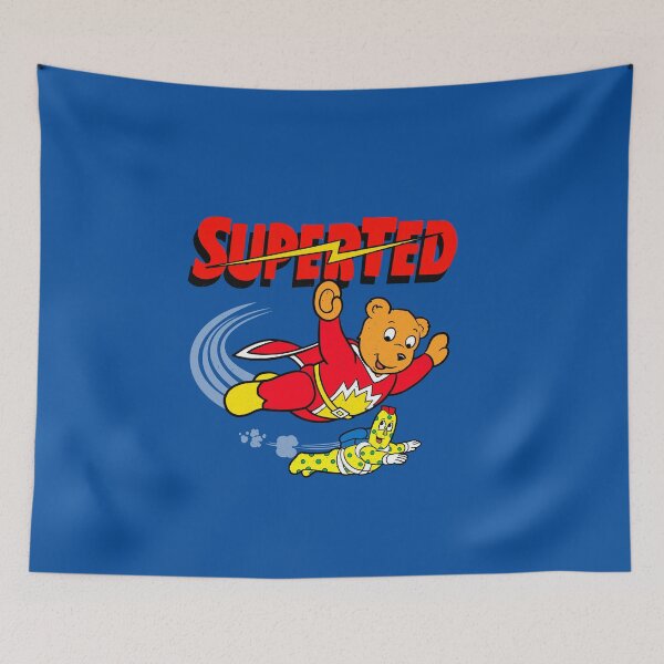 Item preview, Superted and Spottyman - Distressed Look Print designed and sold by FunnehGacha.
